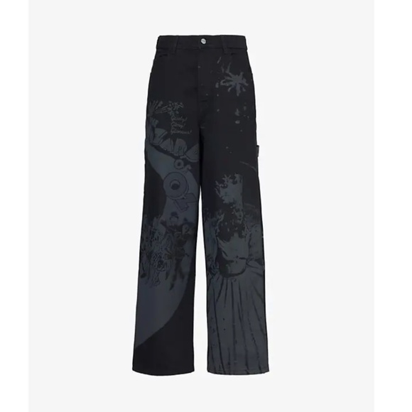 ISO ISO MARC JACOBS X THE WIZARD OF OZ WIDE LEG DENIM - Picture 1 of 3